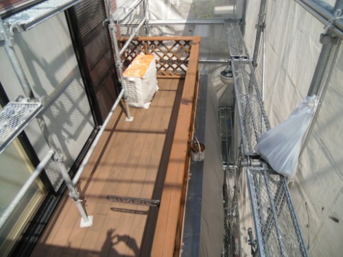 横浜市保土ヶ谷区：木部上塗り3