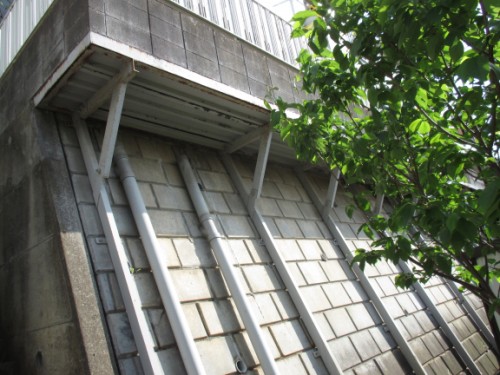 横浜市保土ヶ谷区：鉄骨塗装前